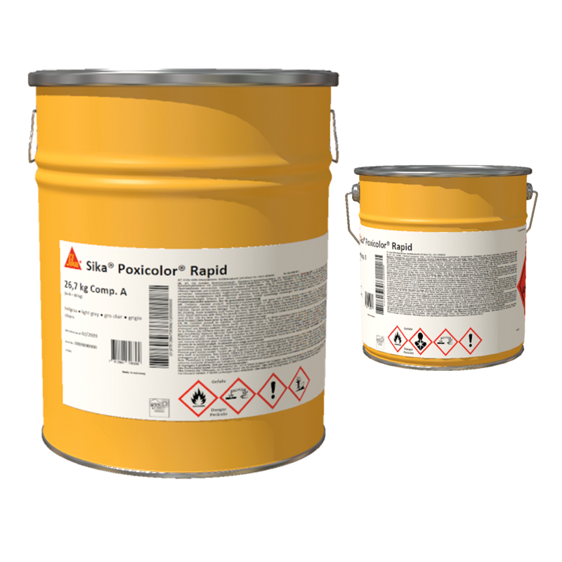 Sika Poxicolor Rapid - Szybkowiążąca epoksydowa powłoka do zabezpieczania konstrukcji stalowych i ocynkowanych